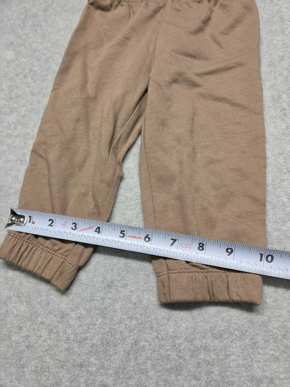 0258 Carter's Toddler Brown Elastic Cuffed Joggers